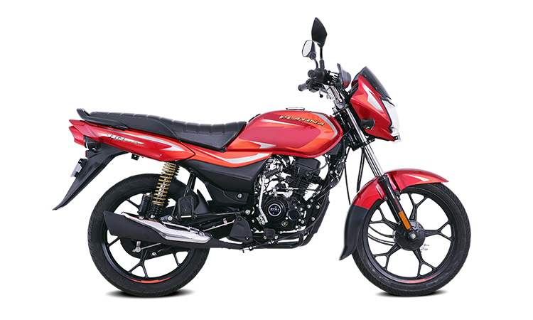 Bajaj Platina 110 Cocktail Wine Red - Orange