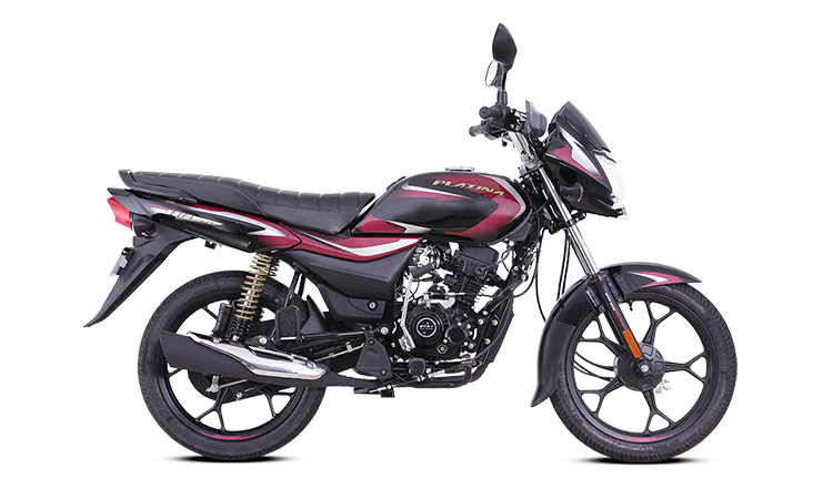 Bajaj Platina 110 Ebony Black Red