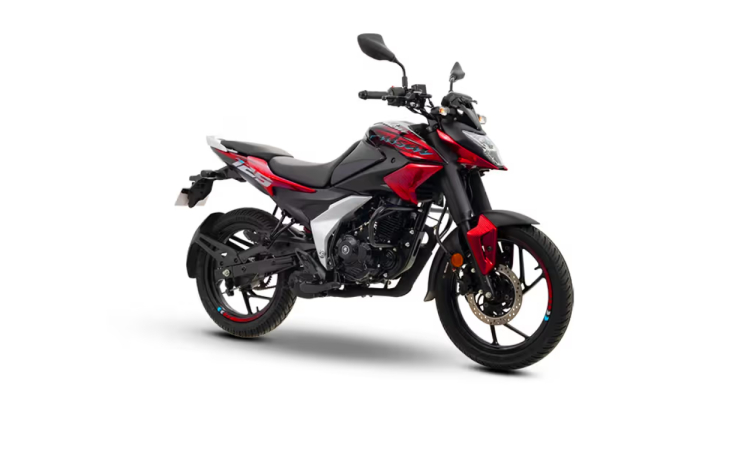 Bajaj Pulsar N125 Ebony black - Cocktail wine red