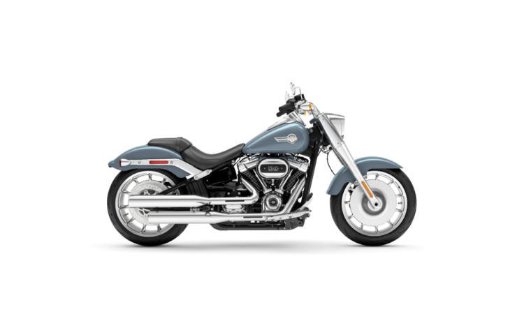 Harley-Davidson Fat Boy Sharkskin Blue