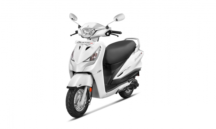 Hero Destini 125 Pearl Silver White