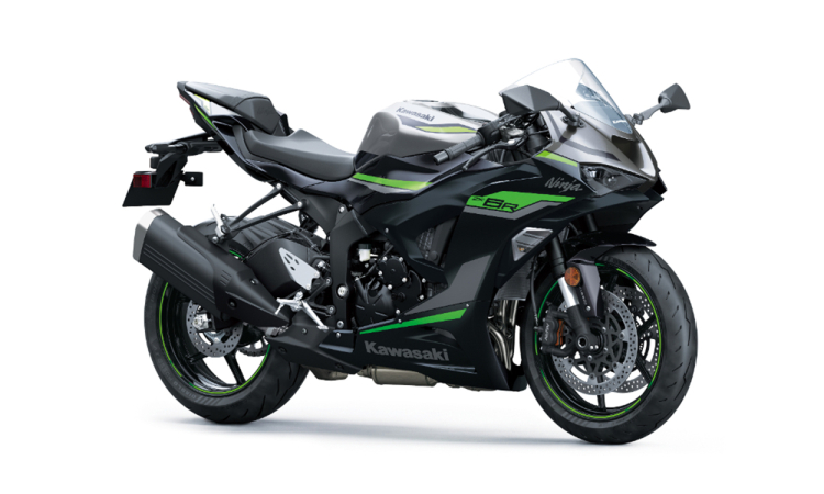 Kawasaki Ninja ZX-6R Metallic Graphite Gray / Metallic Diablo Black