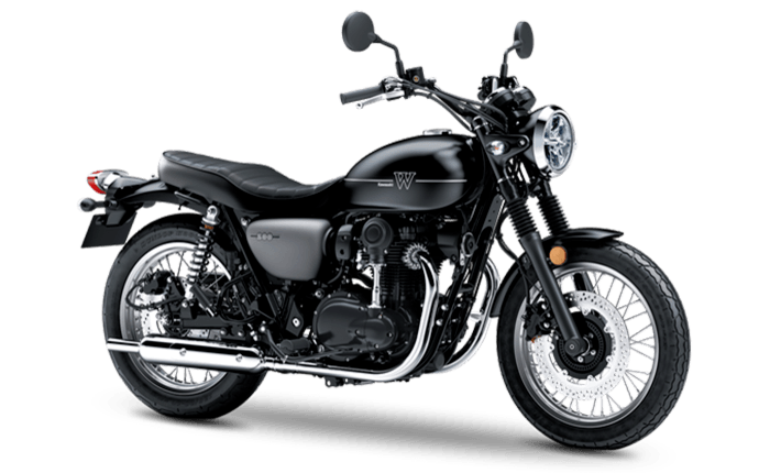 Kawasaki W800 Street Metallic Flat Spark Black / Metallic Matt Graphite Grey