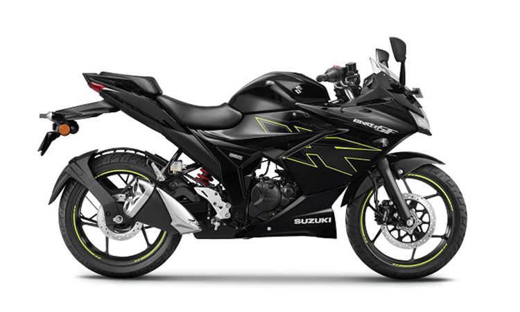 Suzuki Gixxer SF Glass Sparkle Black