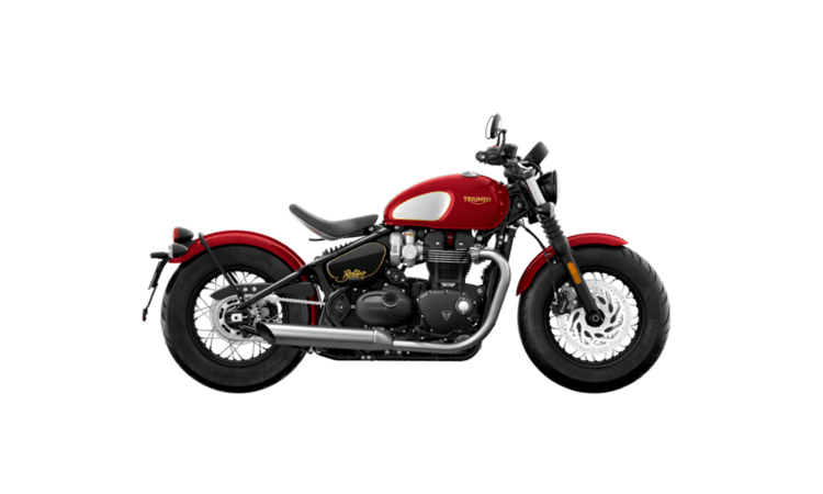 Triumph Bonneville Bobber Carnival Red/Sapphire