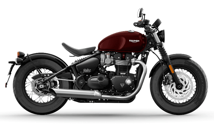 Triumph Bonneville Bobber Cordovan Red