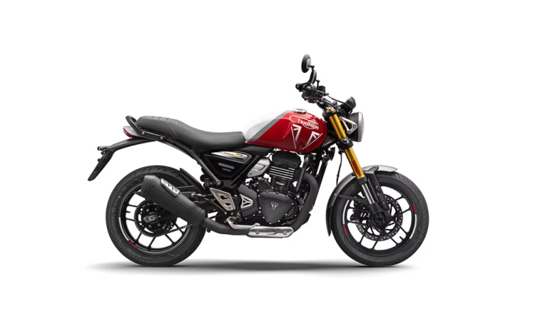 Triumph Speed 400 Racing Red / Pearl Metallic White