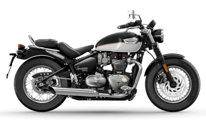 Triumph Speedmaster Sapphire Black Fusion White