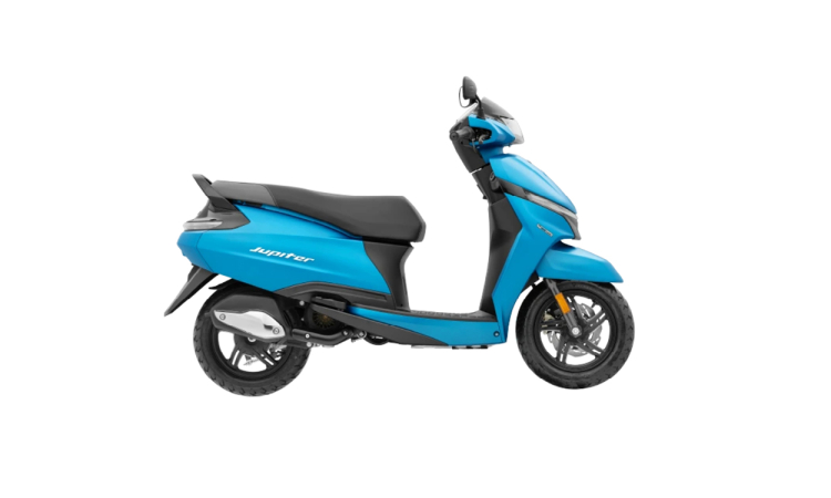 TVS Jupiter Dawn Blue Matte