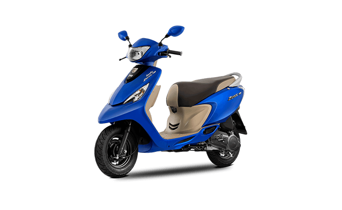 TVS Scooty Zest 110 Matte Blue