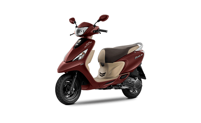 TVS Scooty Zest 110 Matte Red