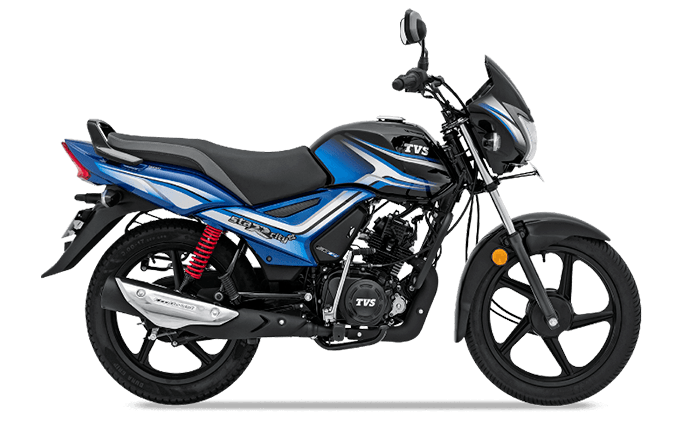 TVS Star City Plus Black Blue