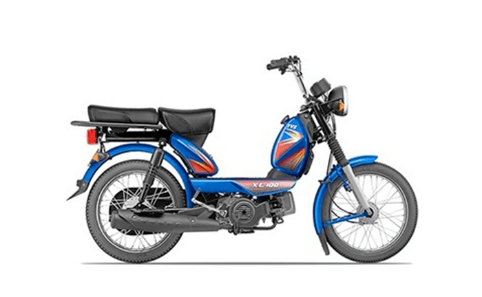TVS XL100 Blue