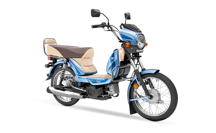 TVS XL100 Mint Blue