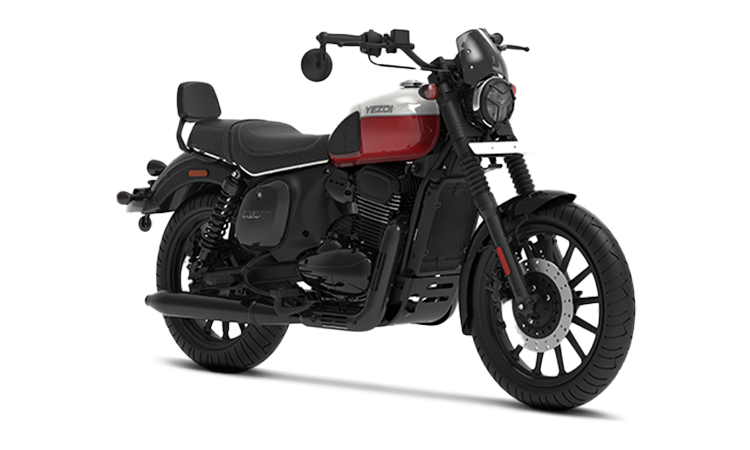 Yezdi Roadster Crimson Dual Tone