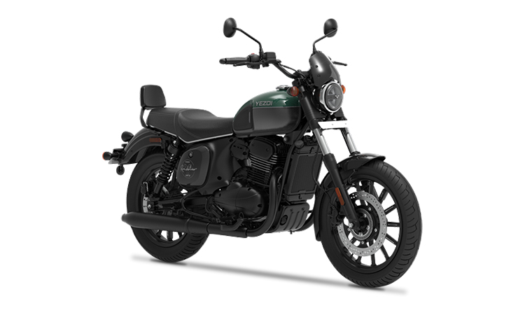 Yezdi Roadster Forest green Dualtone