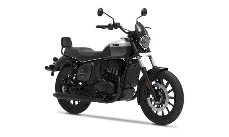 Yezdi Roadster Lunar White Dual Tone