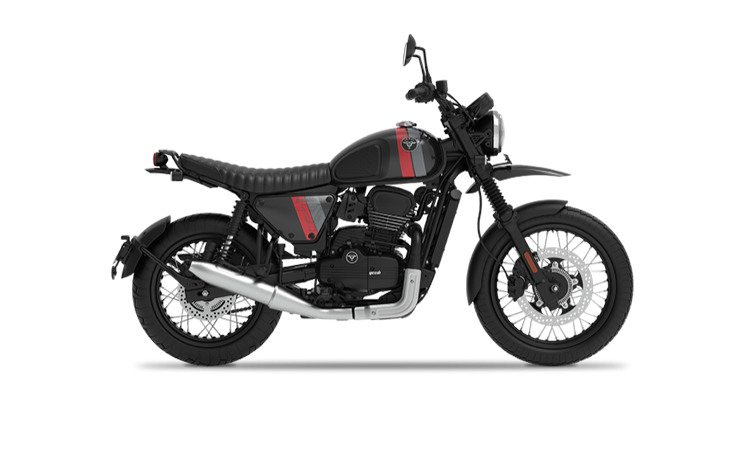 Yezdi Scrambler Bold Black