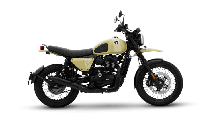 Yezdi Scrambler Outlaw Olive