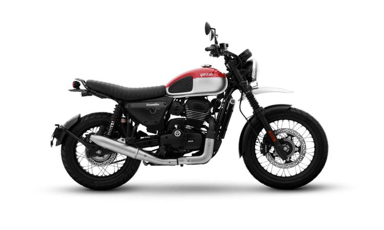 Yezdi Scrambler Rebel Red