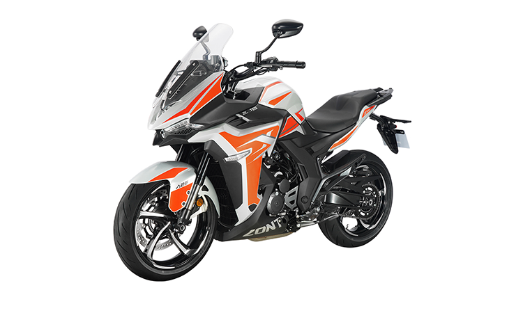 Zontes 350X Silver and Orange