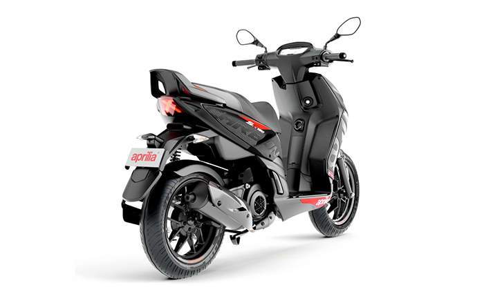 Aprilia Sr Carbon Rearview