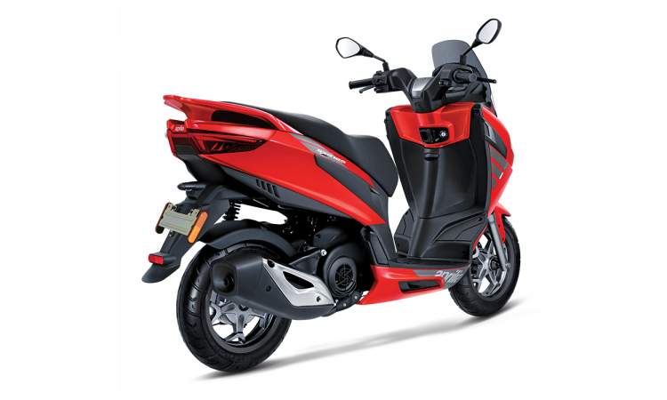 Aprilia Sxr 125 Rear Look Red