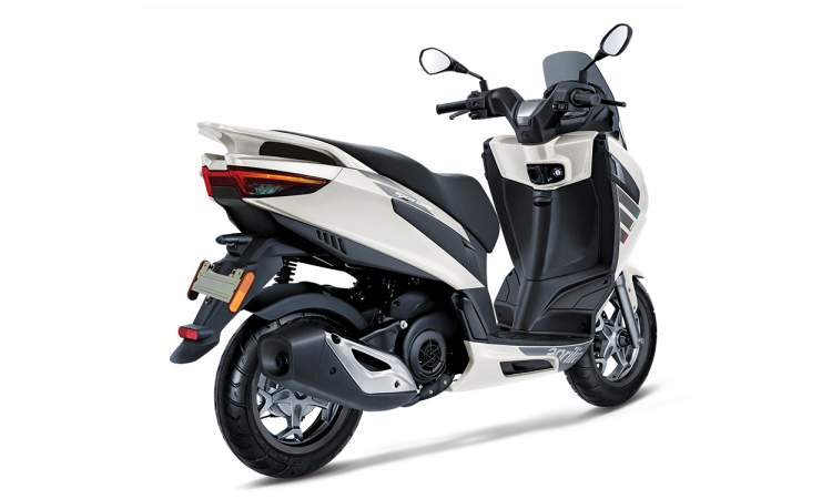 Aprilia Sxr 125 Rear Look White