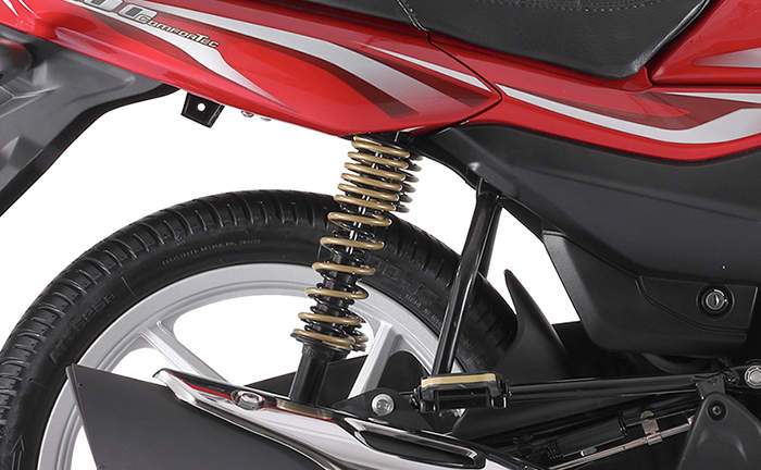 Bajaj Comfortec Extra Long Double Spring Rear Suspension
