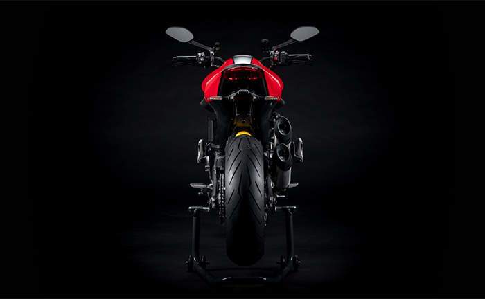 Ducati Monster Rear View