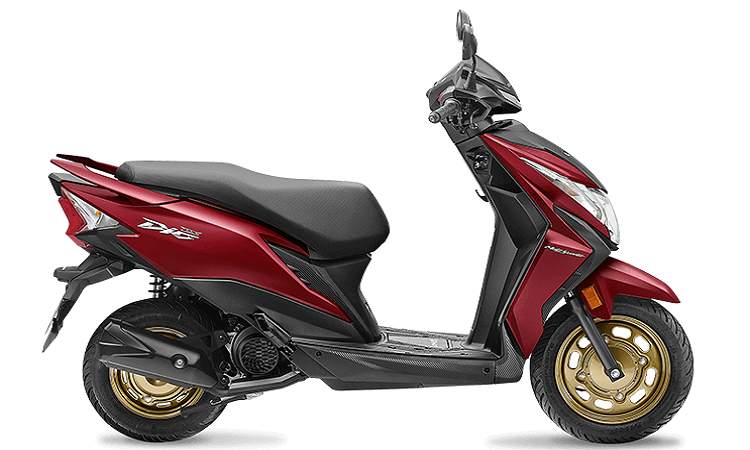 Honda Dio Side View