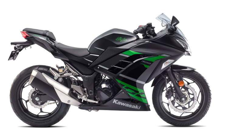 Kawasaki Ninja300 Black Sideview
