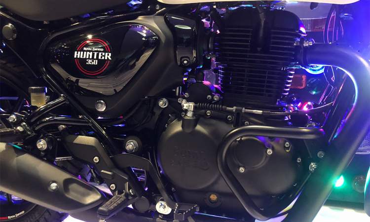 Royal Enfield Hunter 350 Engine
