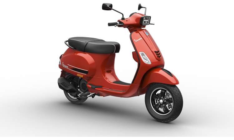 Piaggio Vespa Sxl 125 Sports Tuscany Orange Side View