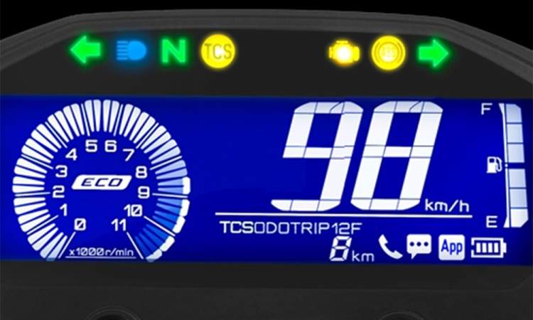 Yamaha Fz X Display