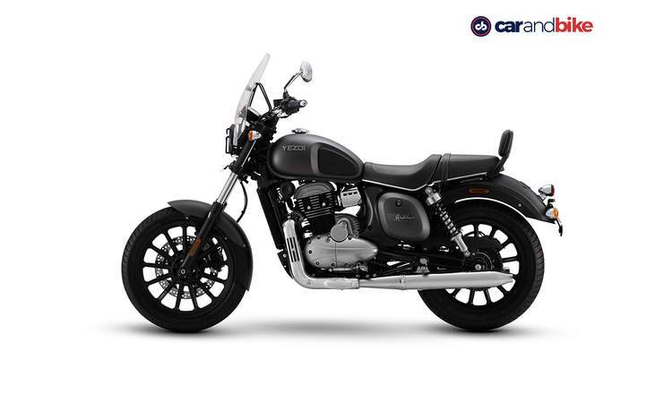 Yezdi Roadster Chrome Leftside Facing View