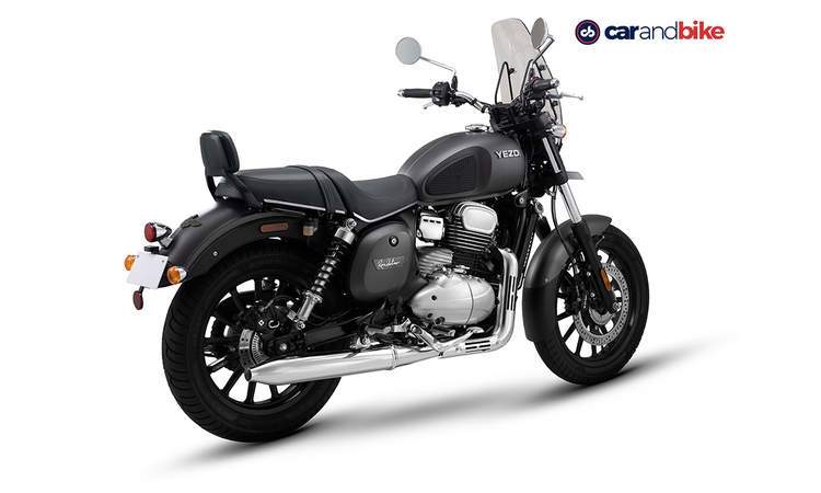 Yezdi Roadster Chrome Rearview