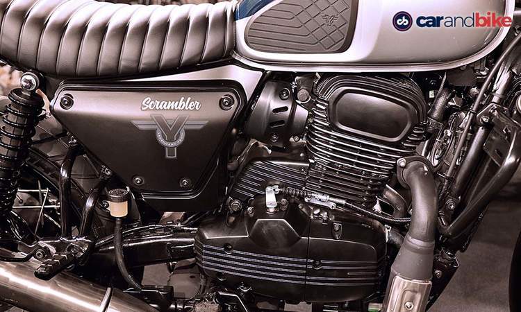 Yezdi Scrambler Engine View