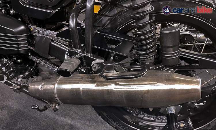 Yezdi Scrambler Exhaust