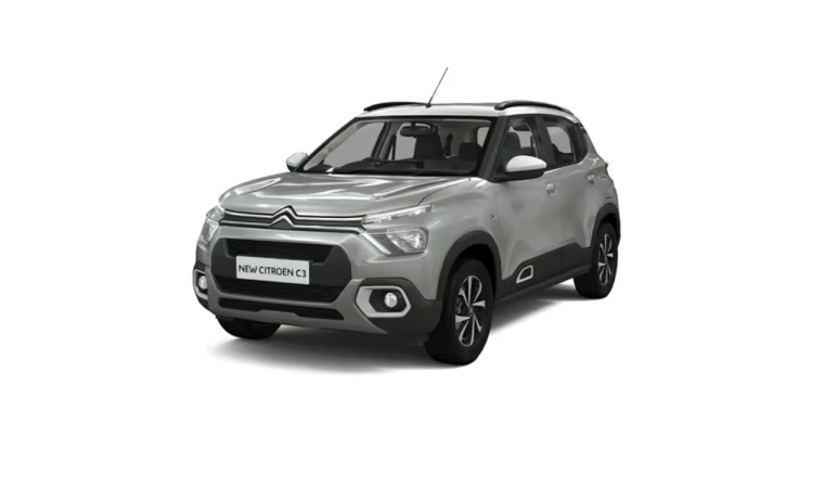 Citroen C3 Steel Grey with Polar White