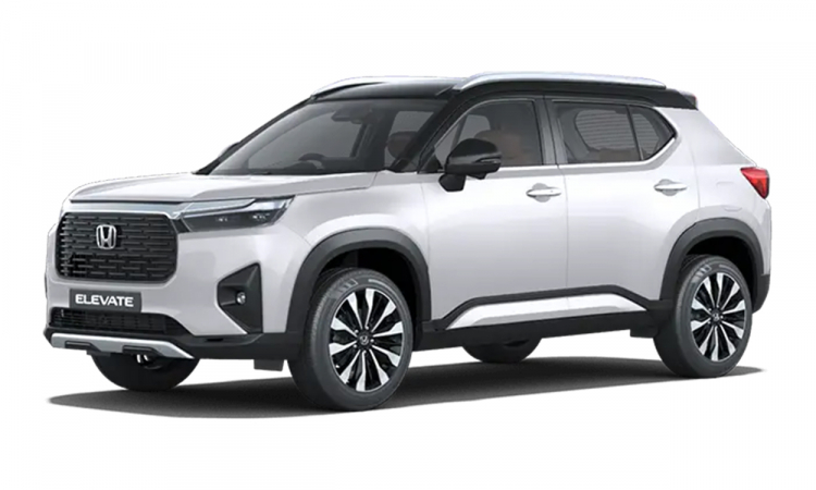 Honda Elevate Platinum White Pearl with Crystal Black Pearl Roof