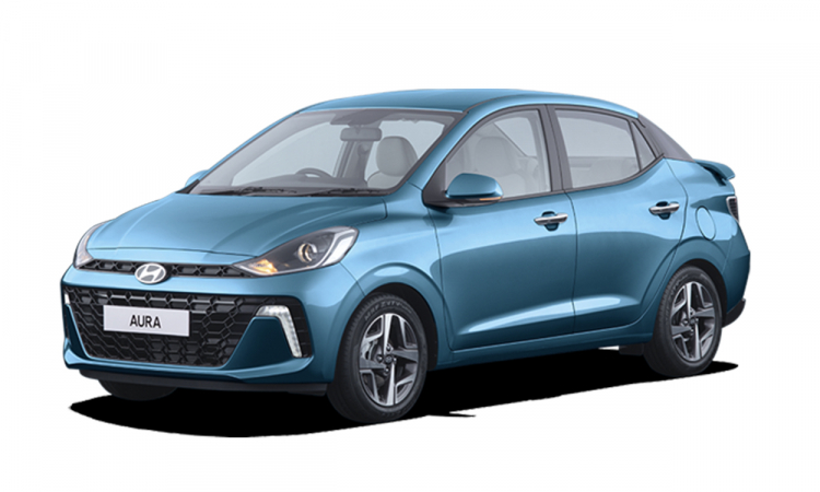 Hyundai Aura Aqua Teal