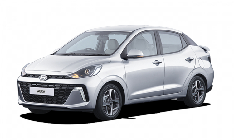 Hyundai Aura Typhoon Silver