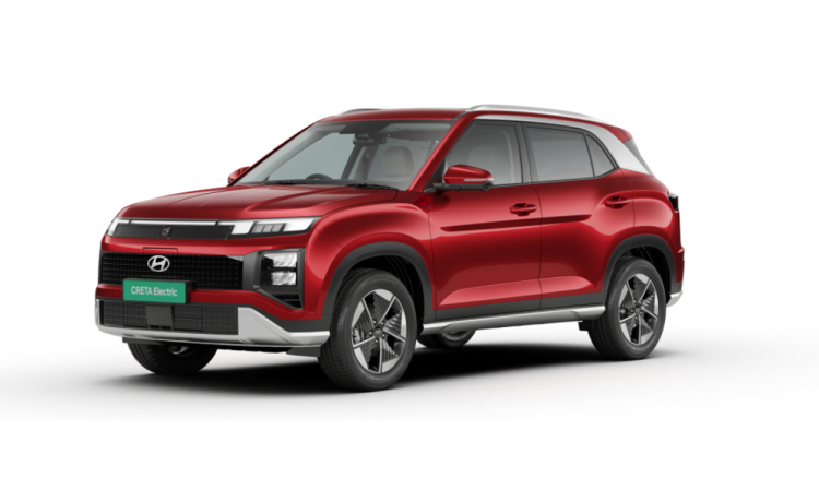 Hyundai Creta EV Fiery Red