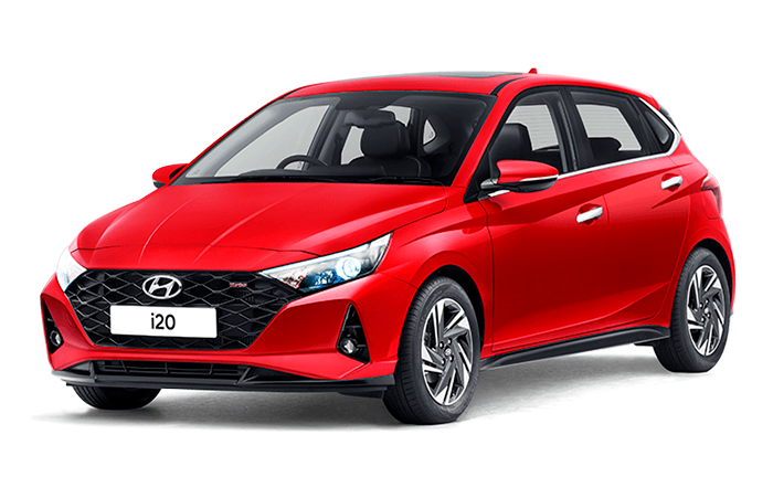 Hyundai i20 Fiery Red Turbo