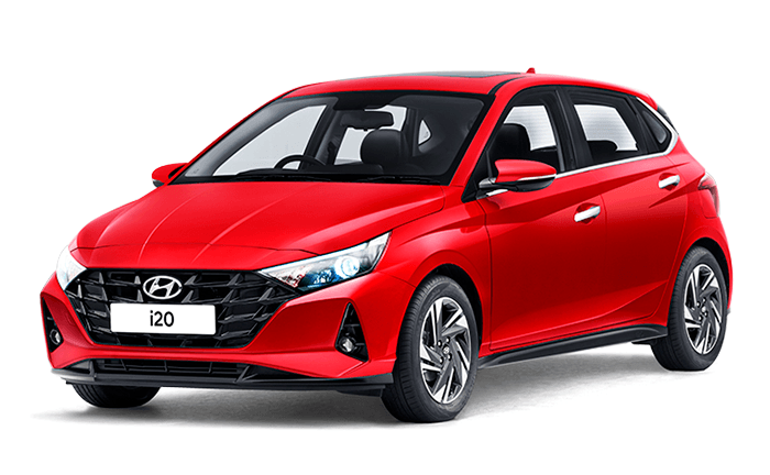 Hyundai i20 Fiery Red