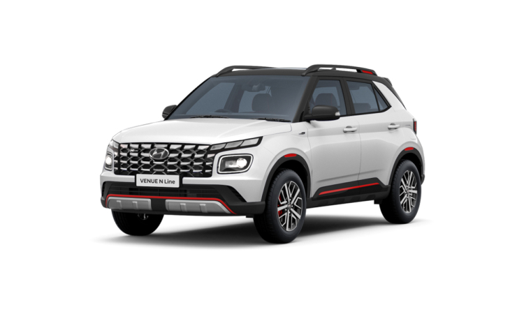 Hyundai Venue N Line Atlas White Dual Tone