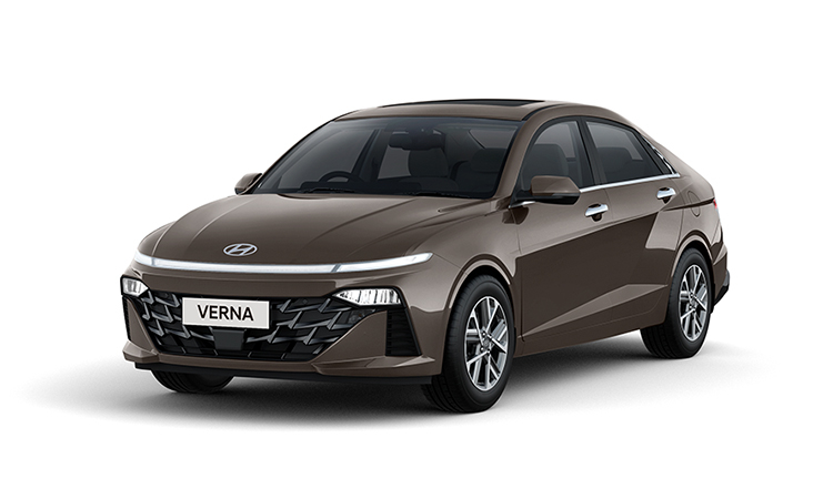 New Hyundai Verna Tellurian Brown