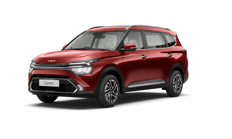 Kia Carens Intense Red