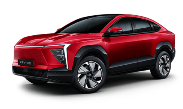 Mahindra XEV 9e Tango Red